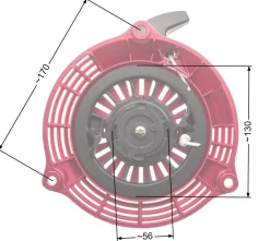 Rozrusznik Honda GCV160 GCV135 GC160 zam. 28400-ZM0-013 / 28400-ZM0-003 / 28400-ZL8-013ZA NZ550