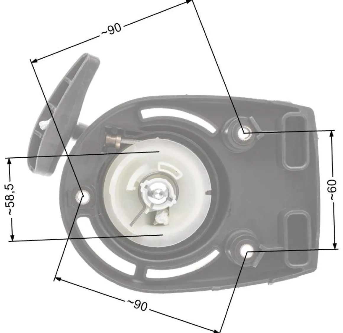 Rozrusznik Honda GX35N kpl. NZ478
