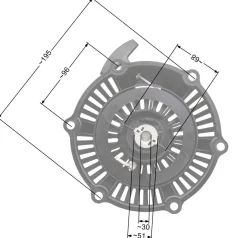 Rozrusznik Stiga GGP SV200 Mountfield SP554 zam.118550161/1 NZ566