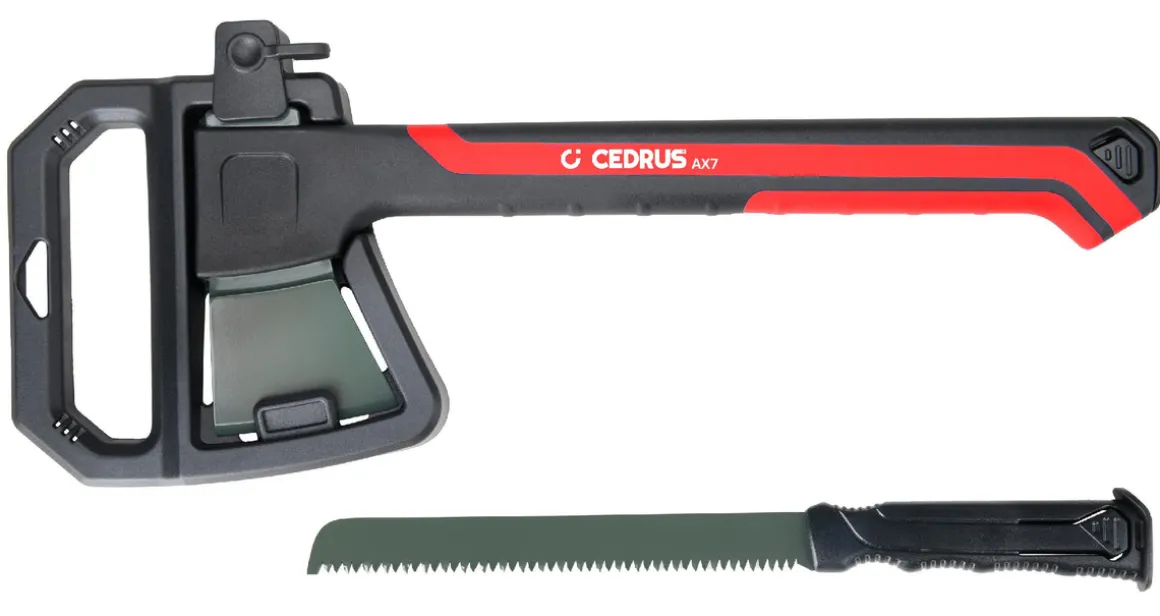 Siekiera ciesielska z piłą w zestawie Cedrus AX7+ C-TOOLS-AX7+