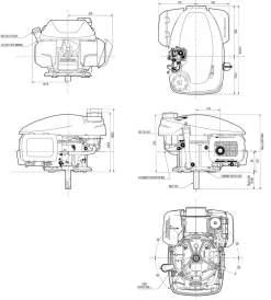 SILNIK HONDA GCV200 DO KOSIARKI SPALINOWY BENZYNOWY 5.6 KM 201 cm3 WAŁ PIONOWY WALCOWY 25x85mm GCVX 200 650000 , 482038 MOTOR HONDA ,VANGUARD , B&S , BRIGGS & STRATTON, KOHLER, KAWASAKI