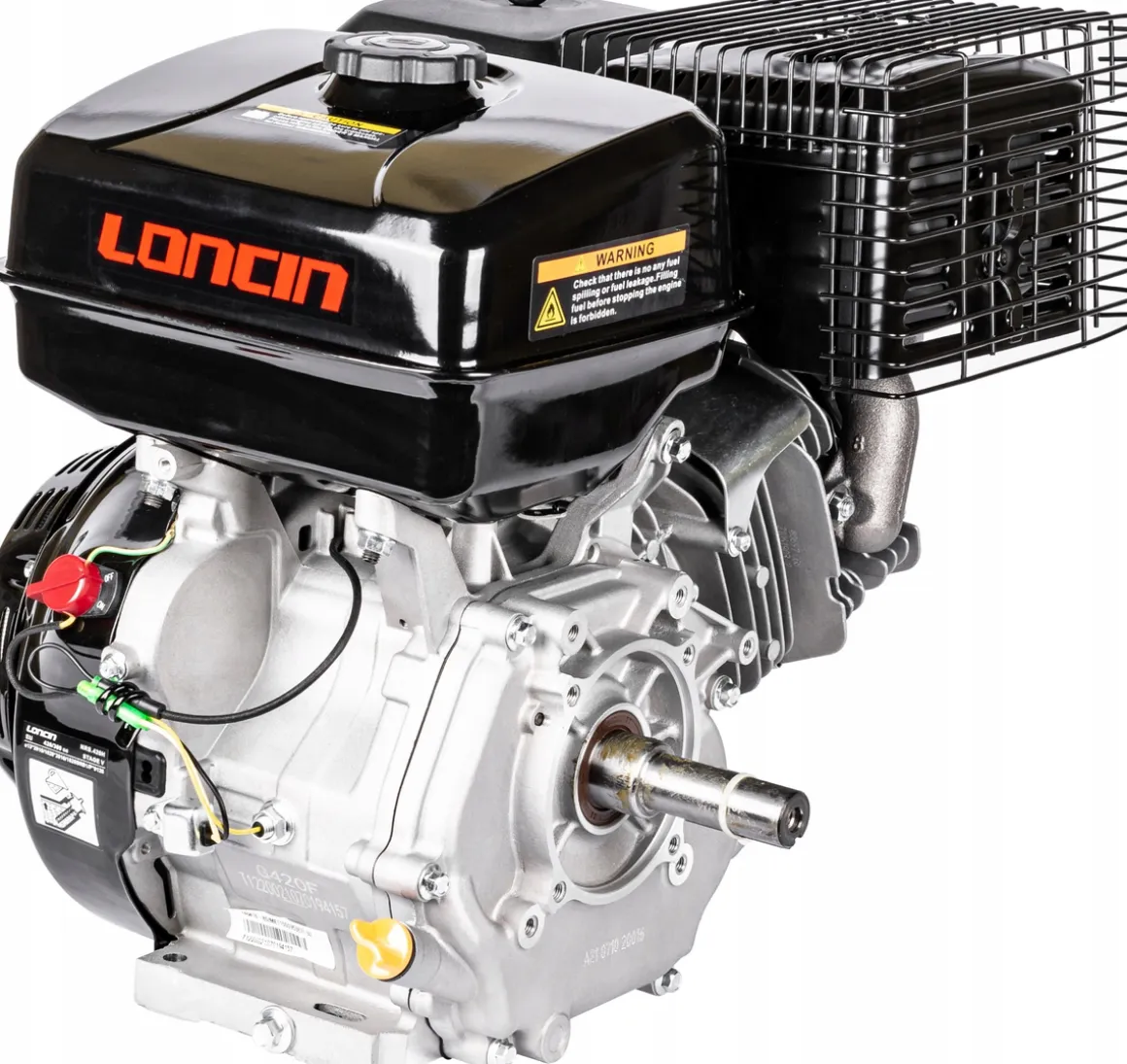 SILNIK LONCIN G420F-I SPALINOWY BENZYNOWY 15 KM WAŁ 25.4 mm MOTOR HONDA GX420 - EWIMAX - OFICJALNY DYSTRYBUTOR - AUTORYZOWANY DEALER LONCIN