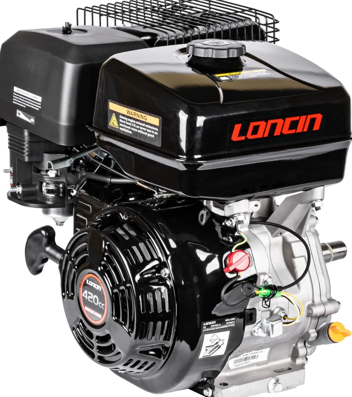 SILNIK LONCIN G420F-I SPALINOWY BENZYNOWY 15 KM WAŁ 25.4 mm MOTOR HONDA GX420 - EWIMAX - OFICJALNY DYSTRYBUTOR - AUTORYZOWANY DEALER LONCIN