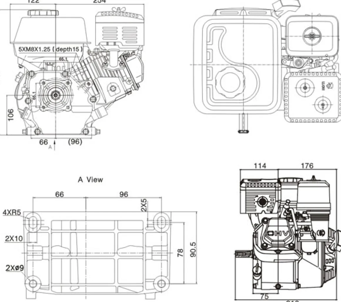 SILNIK LONCIN G200F-R-S SPALINOWY BENZYNOWY 6.5 KM WAŁ R 19,05 mm LONCIN G200 FRS MOTOR HONDA GX160 ,GX200, B&S , BRIGGS& STRATTON - OFICJALNY DYSTRYBUTOR - AUTORYZOWANY DEALER LONCIN