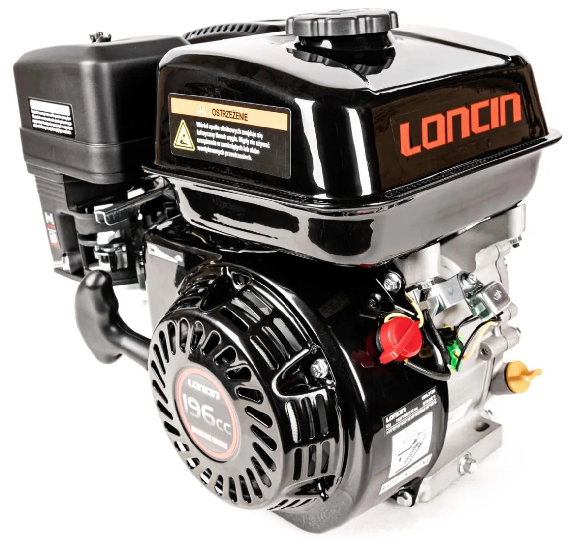 Silnik Loncin G200F-ZM wał poziomy 19,05 mm / 80 mm G200F-ZM