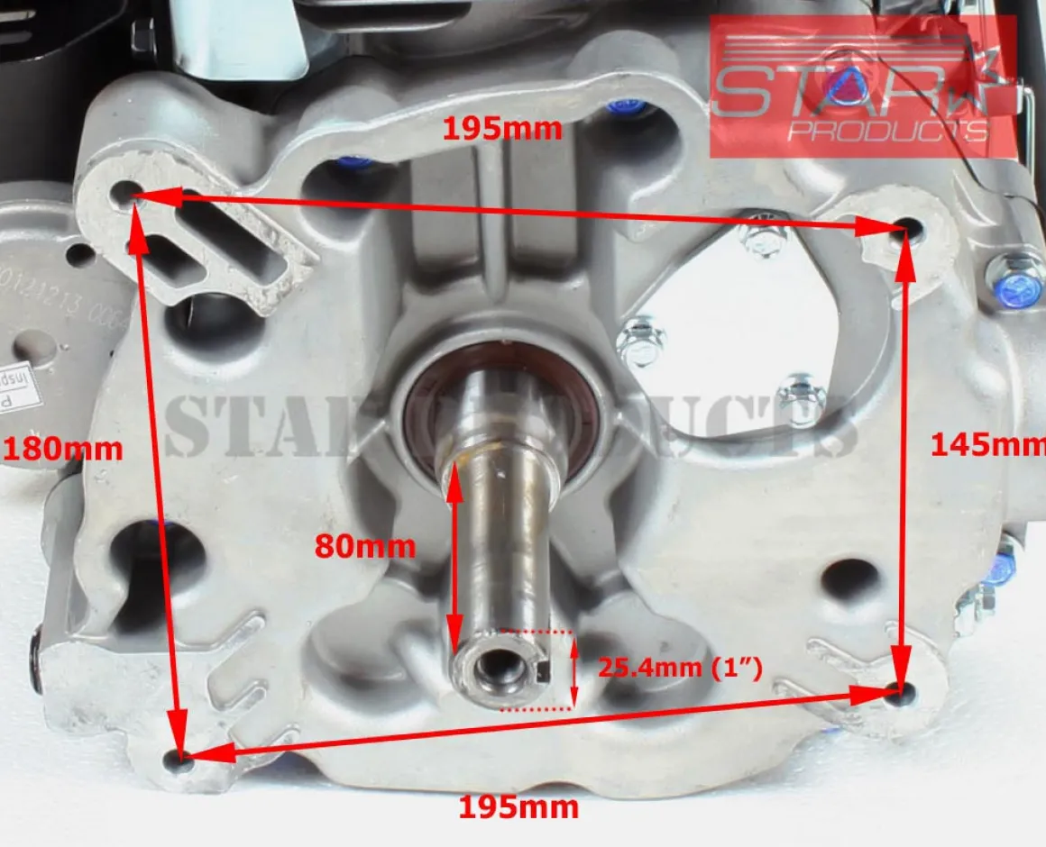 SILNIK LONCIN LC1P88F / EMAK K1250 DO TRAKTORKA SPALINOWY BENZYNOWY 12 KM 413 cm3 JEDNOCYLINDROWY WAŁ PIONOWY WALCOWY 25,4 mm MOTOR HONDA ,VANGUARD , BRIGGS , KOHLER, KAWASAKI