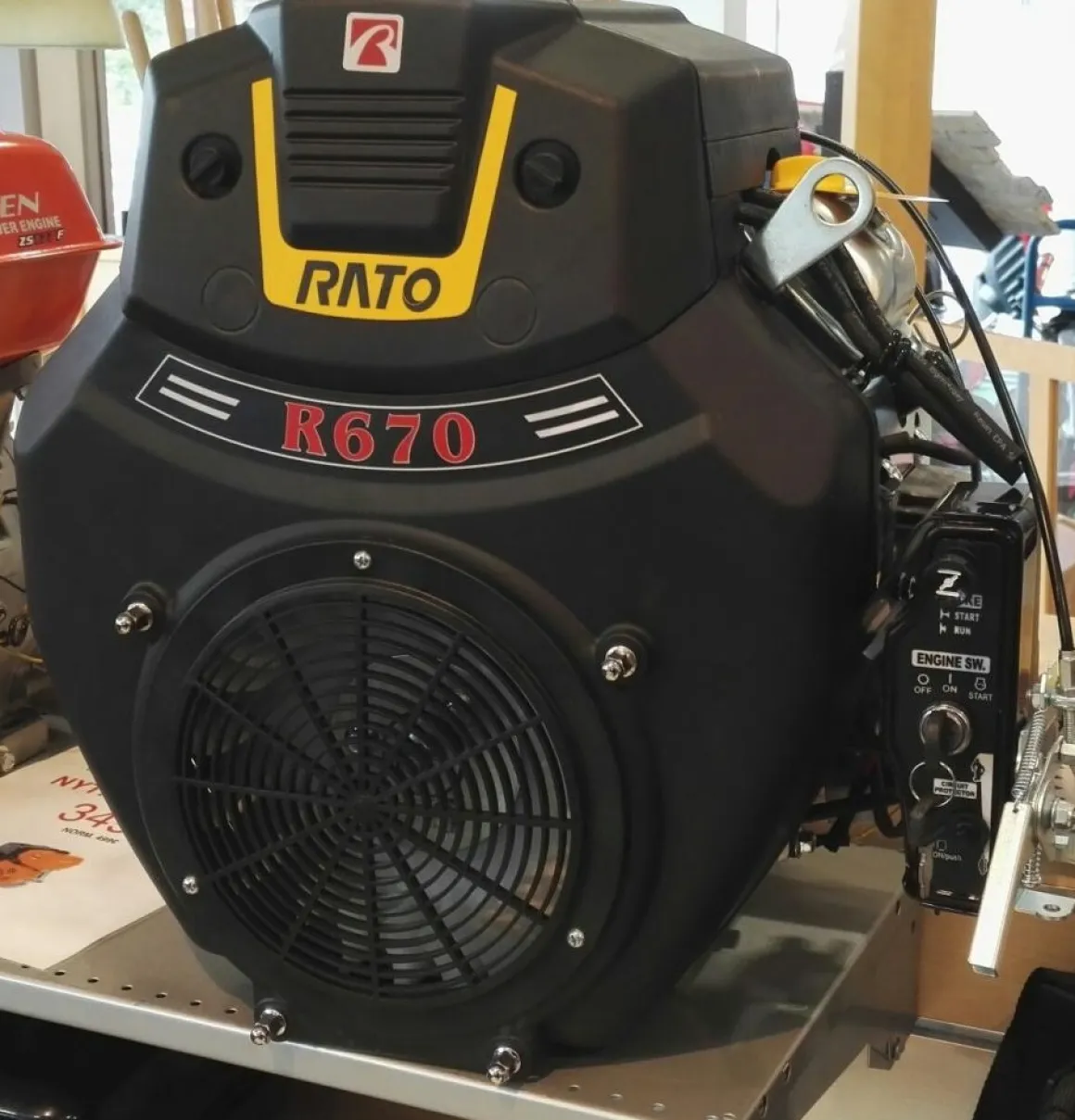 SILNIK RATO R670 SPALINOWY BENZYNOWY 22 KM WAŁ 25,4 mm MOTOR - EWIMAX - OFICJALNY DYSTRYBUTOR - AUTORYZOWANY DEALER RATO