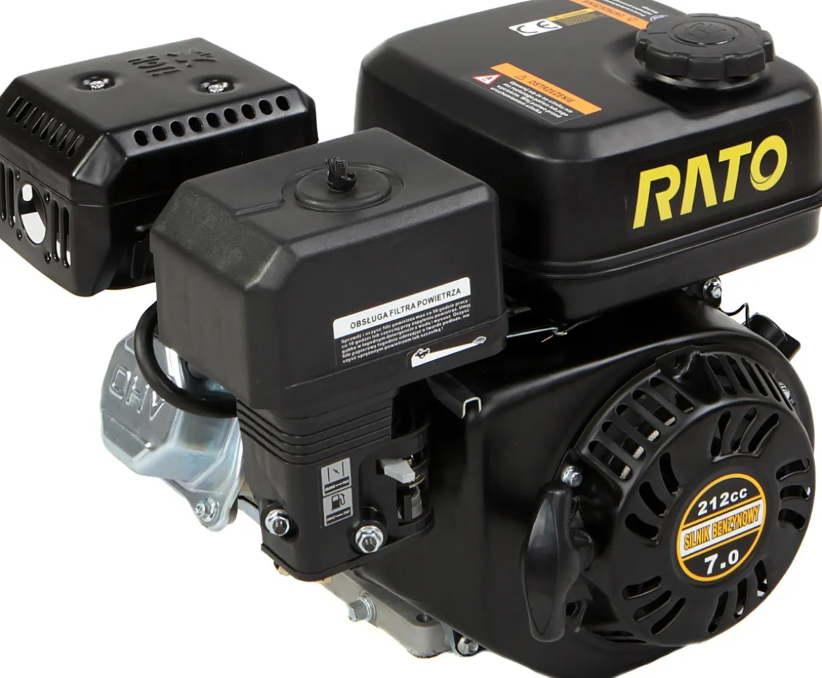 SILNIK RATO R210 SPALINOWY BENZYNOWY 7 KM WAŁ 20 mm MOTOR - EWIMAX - OFICJALNY DYSTRYBUTOR - AUTORYZOWANY DEALER RATO