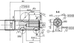 Silnik Rato RV170-C wał pionowy 22,2 mm / 80 mm RV170 C