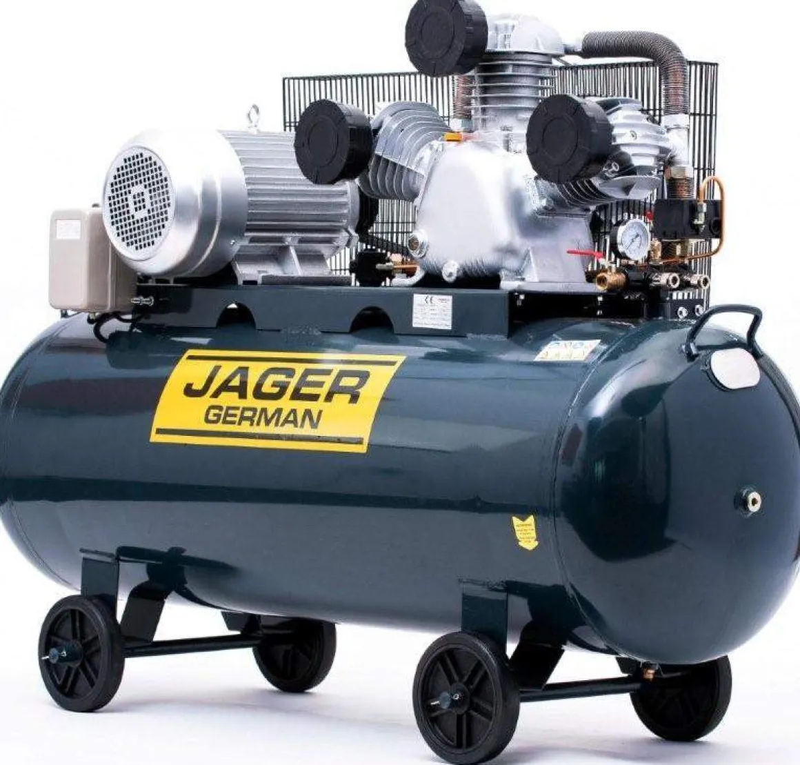 SPRĘŻARKA POWIETRZA JAGER GERMAN 300L 5.5kW 1250L/Min 400V SPRĘŻARKA POWIETRZA TŁOKOWA KOMPRESOR TŁOKOWY OLEJOWY Mocna Rzecz