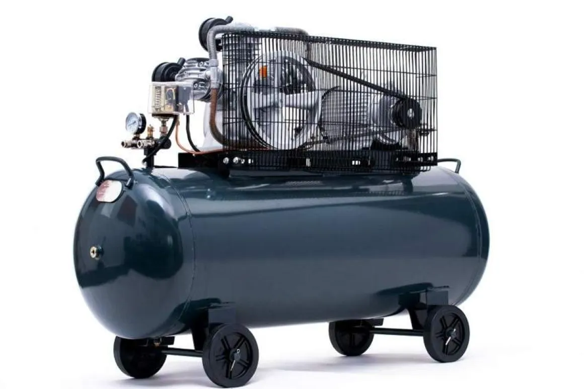 SPRĘŻARKA POWIETRZA TŁOKOWA KOMPRESOR TŁOKOWY OLEJOWY JAGER GERMAN 100L 8BAR 540L/Min 400V Zwiększona Wydajność Mocna Rzecz