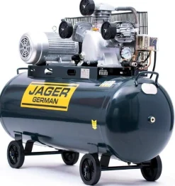 SPRĘŻARKA POWIETRZA TŁOKOWA KOMPRESOR TŁOKOWY OLEJOWY JAGER GERMAN 100L 8BAR 540L/Min 400V Zwiększona Wydajność Mocna Rzecz