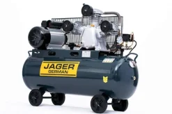 SPRĘŻARKA POWIETRZA TŁOKOWA KOMPRESOR TŁOKOWY OLEJOWY JAGER GERMAN 100L 8BAR 540L/Min 230V - Zwiększona Wydajność , Mocna Rzecz