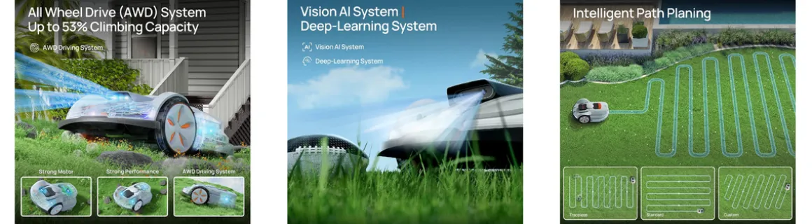 Sunseeker X7 Gen 2 RTK Elite - Robot Koszący do 3000m2