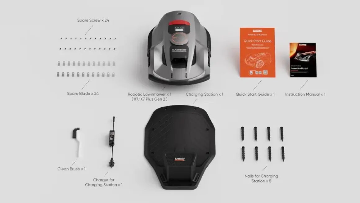 Sunseeker X7 Plus Gen 2 RTK Elite - Robot Koszący do 6000m2
