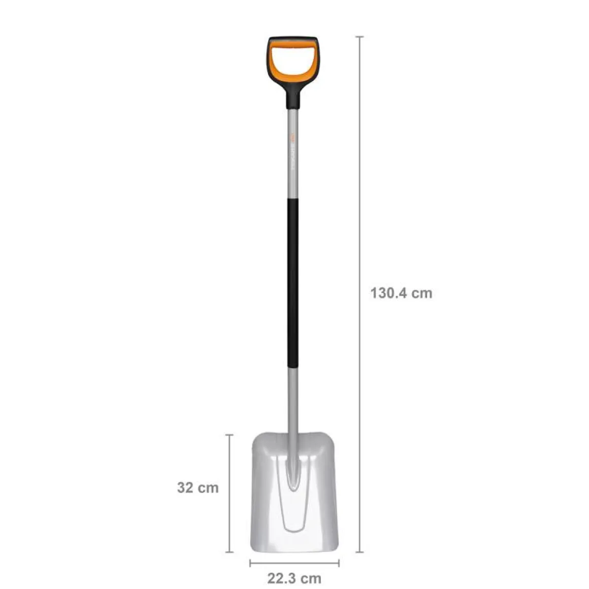 Szufla łopata FISKARS Xact 1066731 (1003688) stal borowa do ziemi piasku żwiru