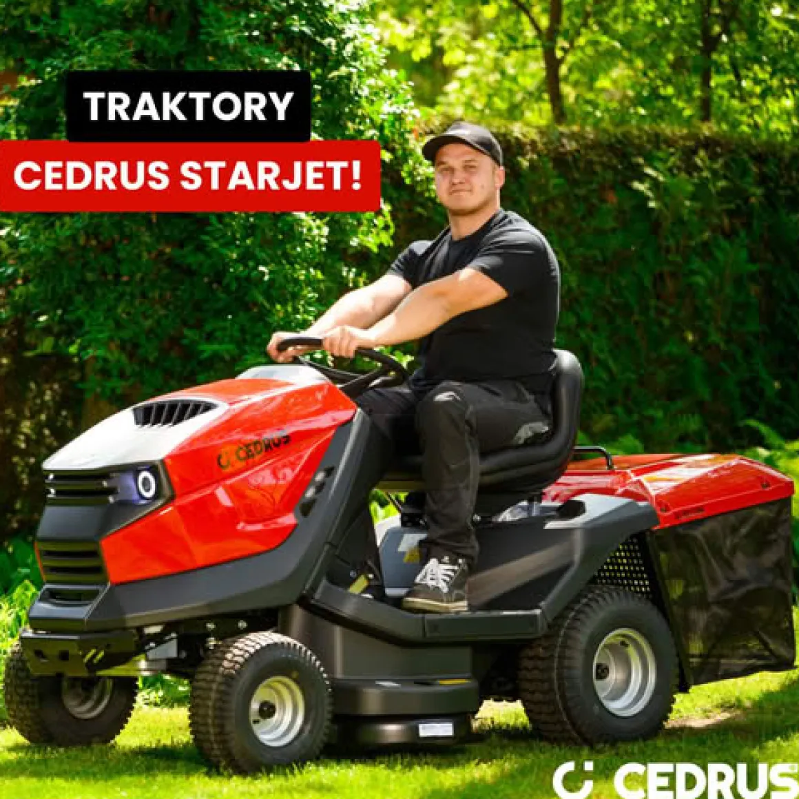 TRAKTOREK CEDRUS CHALLENGE MJ 102/22H TRAKTOREK OGRODOWY SECO KOSIARKA SAMOJEZDNA SPALINOWA DO TRAWY 22KM / 102cm HYDROSTATIC - OFICJALNY DYSTRYBUTOR - AUTORYZOWANY DEALER CEDRUS