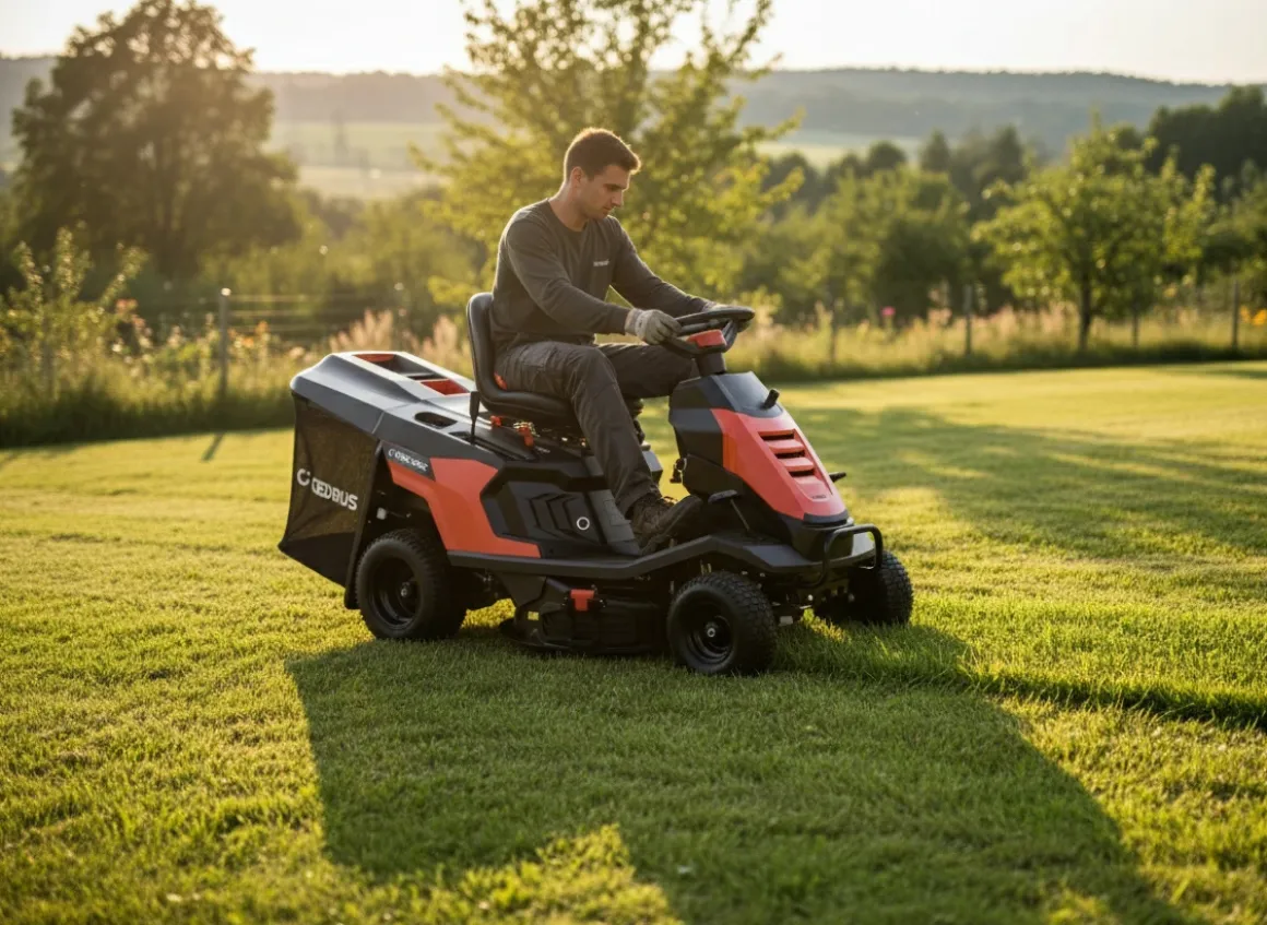 TRAKTOREK CEDRUS C-TRAC 65MC TRAKTOREK OGRODOWY RIDER TRAKTOR KOSIARKA SAMOJEZDNA SPALINOWA DO TRAWY LONCIN LC1P75F 7 KM 65 CM - OFICJALNY DYSTRYBUTOR - AUTORYZOWANY DEALER CEDRUS