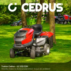 TRAKTOREK CEDRUS STARJET UJ 102/22H TRAKTOREK OGRODOWY SECO KOSIARKA SAMOJEZDNA SPALINOWA DO TRAWY 22KM / 102cm HYDROSTATIC - OFICJALNY DYSTRYBUTOR - AUTORYZOWANY DEALER CEDRUS