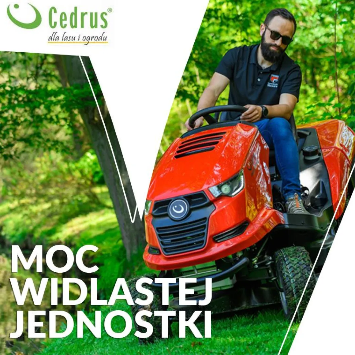 Traktorek ogrodowy Cedrus Challenge MJ-102 22H 102cm 22KM Hydrostatic