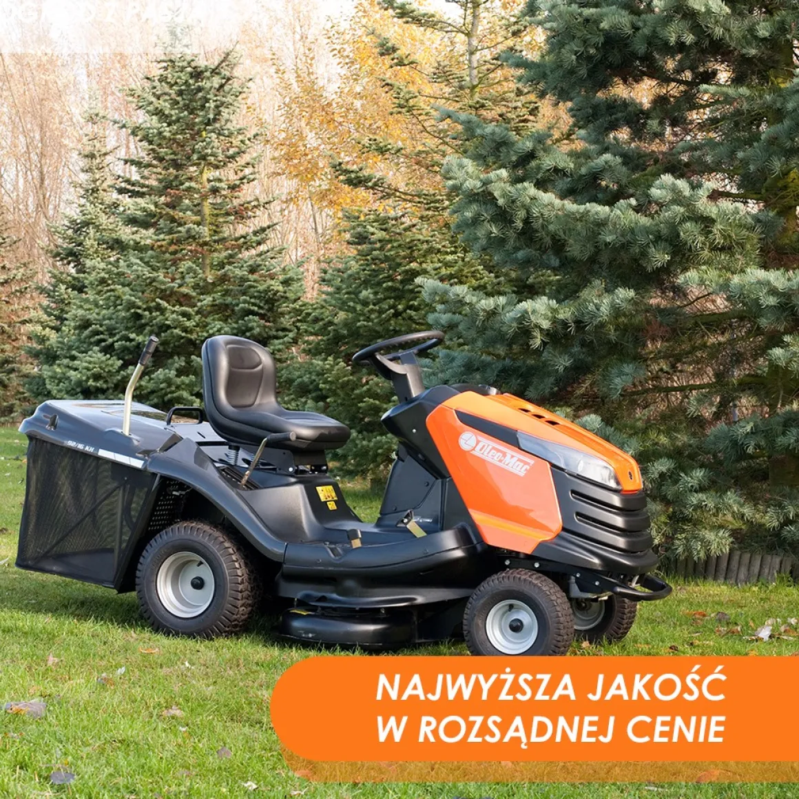 Traktorek ogrodowy Oleo-Mac OM 92/16H (16 KM, 92 cm)