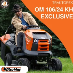 TRAKTOREK OLEO MAC OM 92/24 KH EXCLUSIVE TRAKTOREK OGRODOWY KOSIARKA SAMOJEZDNA SPALINOWA DO TRAWY WERSJA LUX 92cm / 24KM / PREMIUM 68129090 - OFICJALNY DYSTRYBUTOR - AUTORYZOWANY DEALER OLEO-MAC