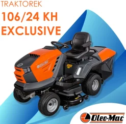TRAKTOREK OLEO MAC OM 92/16 KH EXCLUSIVE TRAKTOREK OGRODOWY KOSIARKA SAMOJEZDNA SPALINOWA DO TRAWY WERSJA LUX 92cm / 16KM / PREMIUM 68129082 - OFICJALNY DYSTRYBUTOR - AUTORYZOWANY DEALER OLEO-MAC