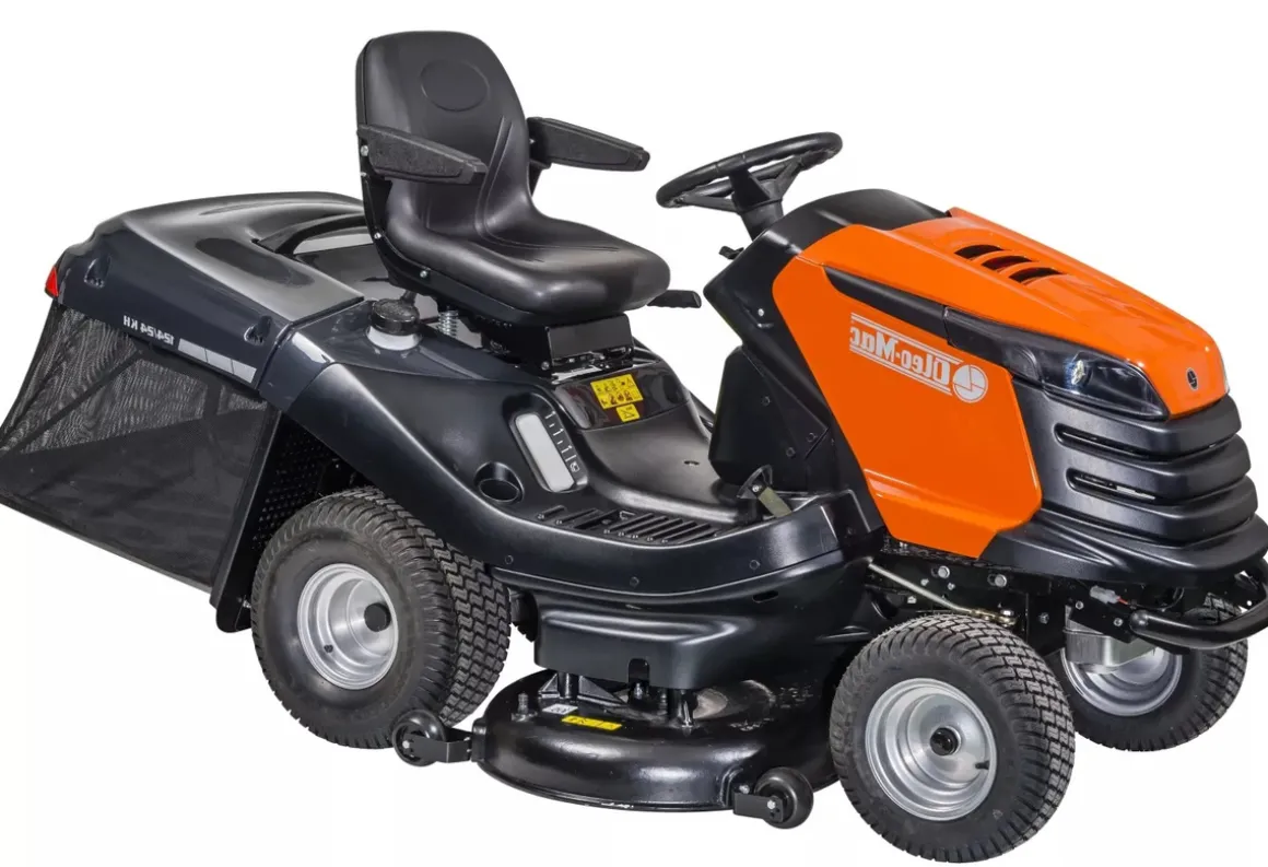 TRAKTOREK OLEO MAC OM 124/24 KH TRAKTOREK OGRODOWY KOSIARKA SAMOJEZDNA SPALINOWA DO TRAWY HYDROSTATIC 122cm PREMIUM 68129003 - OFICJALNY DYSTRYBUTOR - AUTORYZOWANY DEALER OLEO-MAC