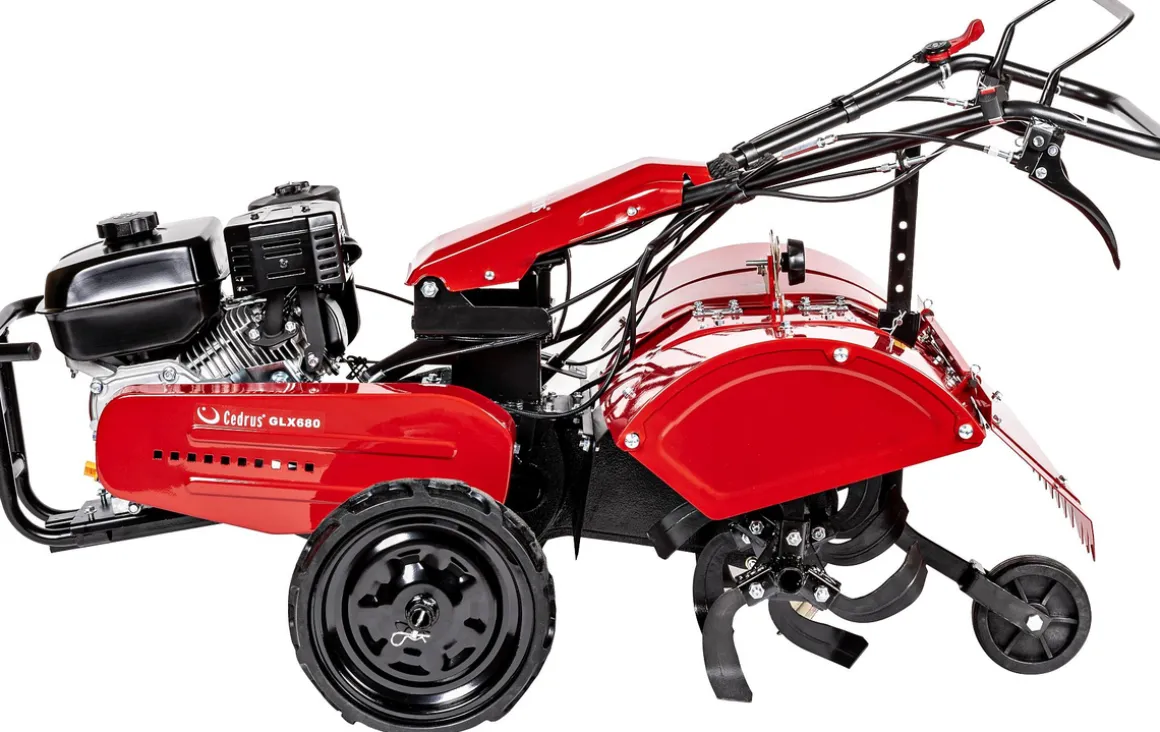 Traktor jednoosiowy z glebogryzarką Cedrus GL10 GLX680 7KM