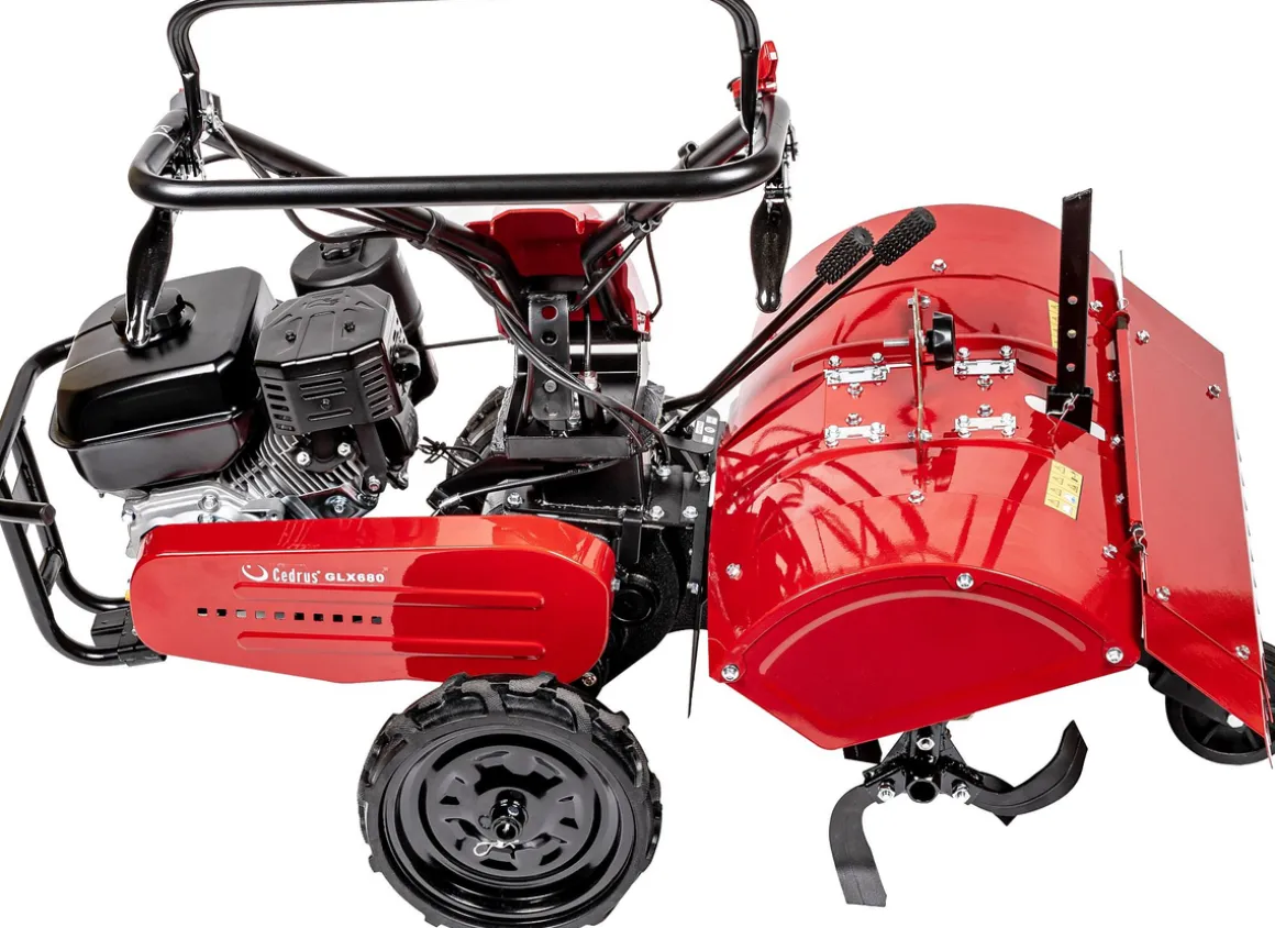 Traktor jednoosiowy z glebogryzarką Cedrus GL10 GLX680 7KM