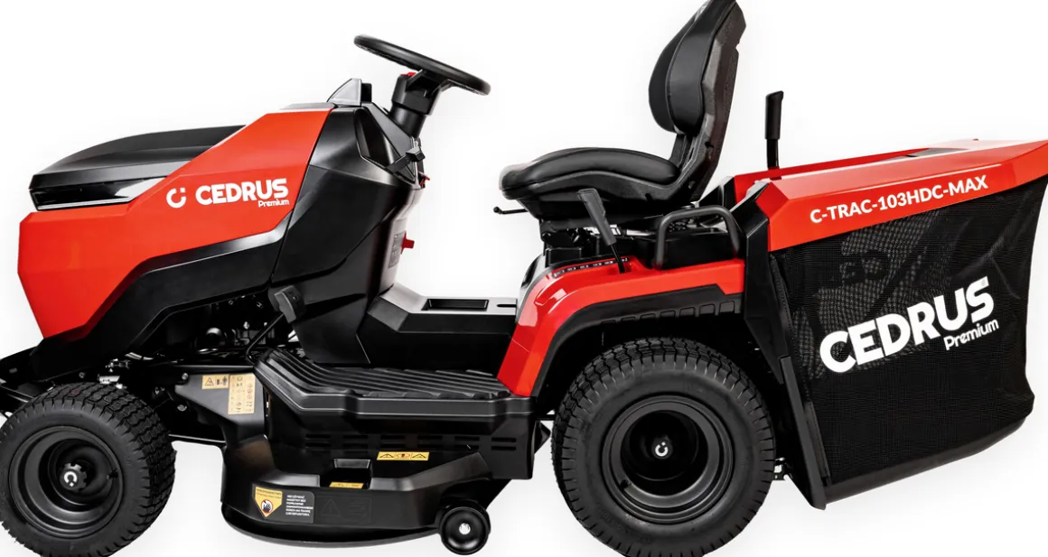 Traktor Traktorek Ogrodowy Cedrus C-TRAC 103HDC MAX V2 / Kontrola Trakcji z Blokadą Dyferencjału