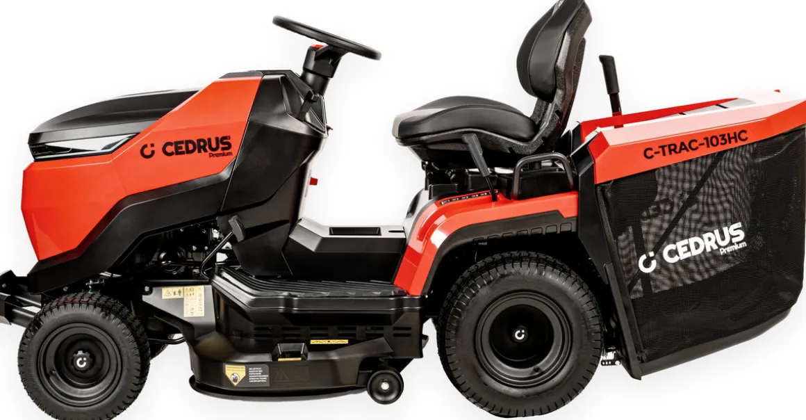 Traktor Traktorek Ogrodowy Cedrus C-TRAC 103HDC MAX V2 / Kontrola Trakcji z Blokadą Dyferencjału
