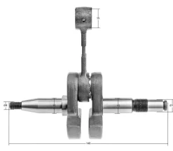 Wał korbowy Husqvarna 365 8R48-549