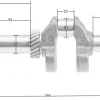 Wał korbowy Kohler XT675 CZĘŚĆ ORYGINALNA 14014139-S