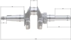 Wał korbowy Loncin G200F CZĘŚĆ ORYGINALNA 130290049-0001