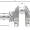 Wał korbowy Loncin LC1P70FCD-F LC1P70FC-F-E5 LC1P68FA 130290324-0001