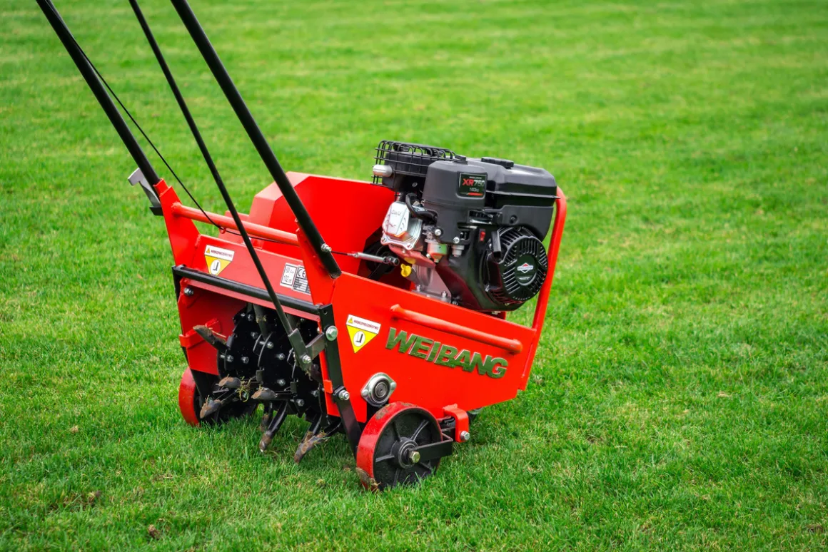 WEIBANG WB457AB AERATOR SPALINOWY DO TRAWY RURKOWY BĘBNOWY 5 KM B&S Briggs & Stratton 750 Series WB457 / WB 457 EWIMAX - OFICJALNY DYSTRYBUTOR - AUTORYZOWANY DEALER WEIBANG