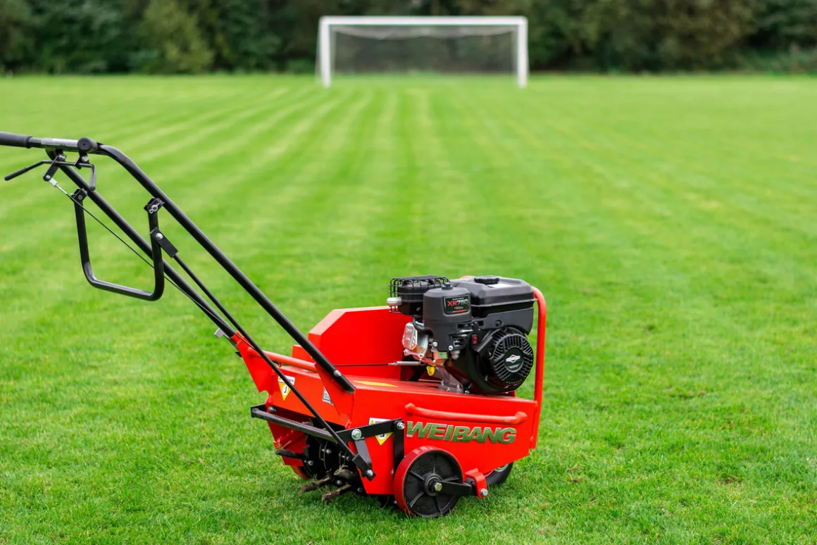 WEIBANG WB457AB AERATOR SPALINOWY DO TRAWY RURKOWY BĘBNOWY 5 KM B&S Briggs & Stratton 750 Series WB457 / WB 457 EWIMAX - OFICJALNY DYSTRYBUTOR - AUTORYZOWANY DEALER WEIBANG