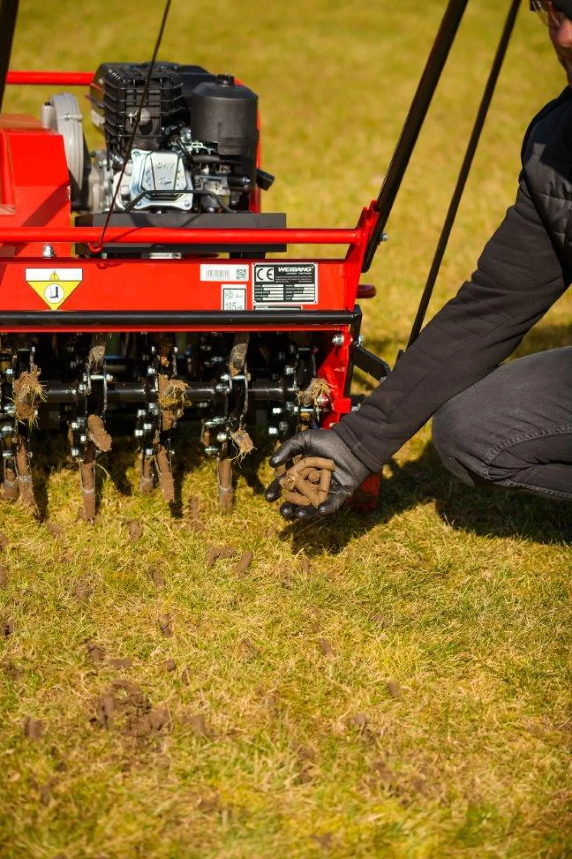 WEIBANG WB457AB AERATOR SPALINOWY DO TRAWY RURKOWY BĘBNOWY 5 KM B&S Briggs & Stratton 750 Series WB457 / WB 457 EWIMAX - OFICJALNY DYSTRYBUTOR - AUTORYZOWANY DEALER WEIBANG