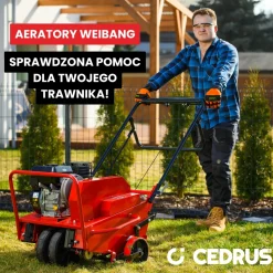 WEIBANG WB457AB AERATOR SPALINOWY DO TRAWY RURKOWY BĘBNOWY 5 KM B&S Briggs & Stratton 750 Series WB457 / WB 457 EWIMAX - OFICJALNY DYSTRYBUTOR - AUTORYZOWANY DEALER WEIBANG