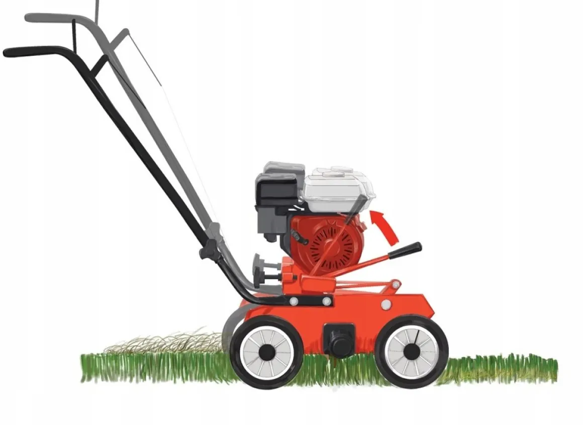 Wertykulator spalinowy Weibang WB384 RB silnik Briggs&Stratton