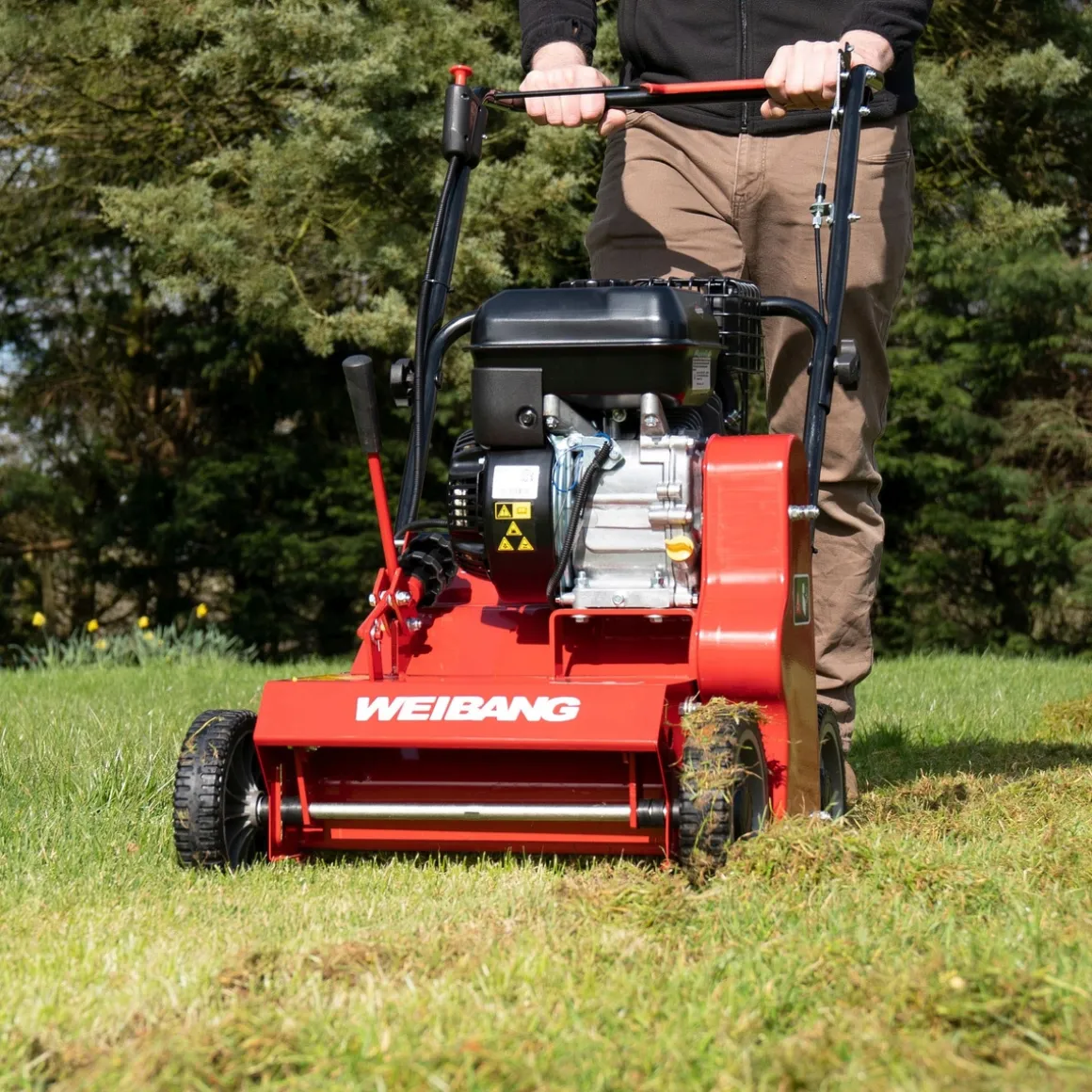 Wertykulator spalinowy Weibang WB384 RB silnik Briggs&Stratton