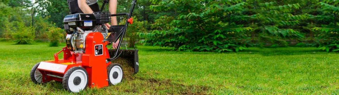 Wertykulator spalinowy Weibang WB384 RB silnik Briggs&Stratton
