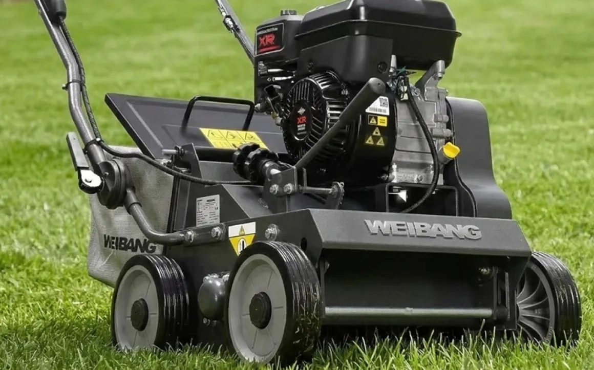 Wertykulator spalinowy Weibang WB384 RB silnik Briggs&Stratton