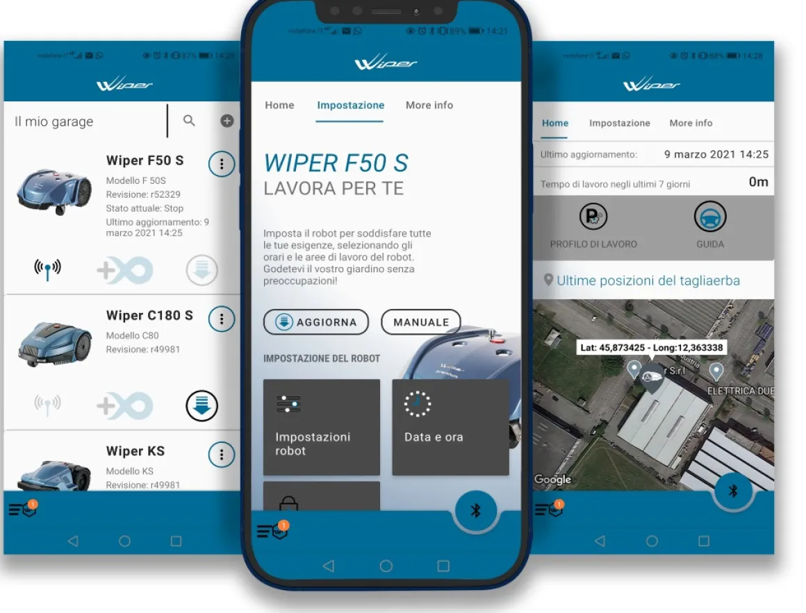 WIPER ECOROBOT IKE S ROBOT KOSZĄCY KOSIARKA AUTOMATYCZNA DO TRAWY 1000m2 GSM, GPS 20-5420-10 - OFICJALNY DYSTRYBUTOR - AUTORYZOWANY DEALER WIPER