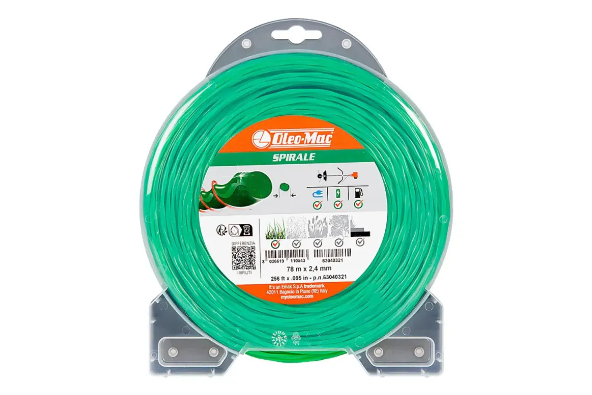 ŻYŁKA TNĄCA OLEO-MAC 2,4/78 M SPIRALE, BLISTER 63040321