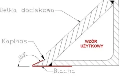 ZAGINARKA GIĘTARKA KRAWĘDZIARKA DEKARSKA DO BLACHY Z CIĘCIEM MAAD ZG-2000 /2mm