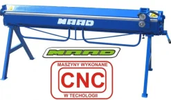 ZAGINARKA GIĘTARKA KRAWĘDZIARKA DEKARSKA DO BLACHY Z CIĘCIEM MAAD ZG-2000 /2mm