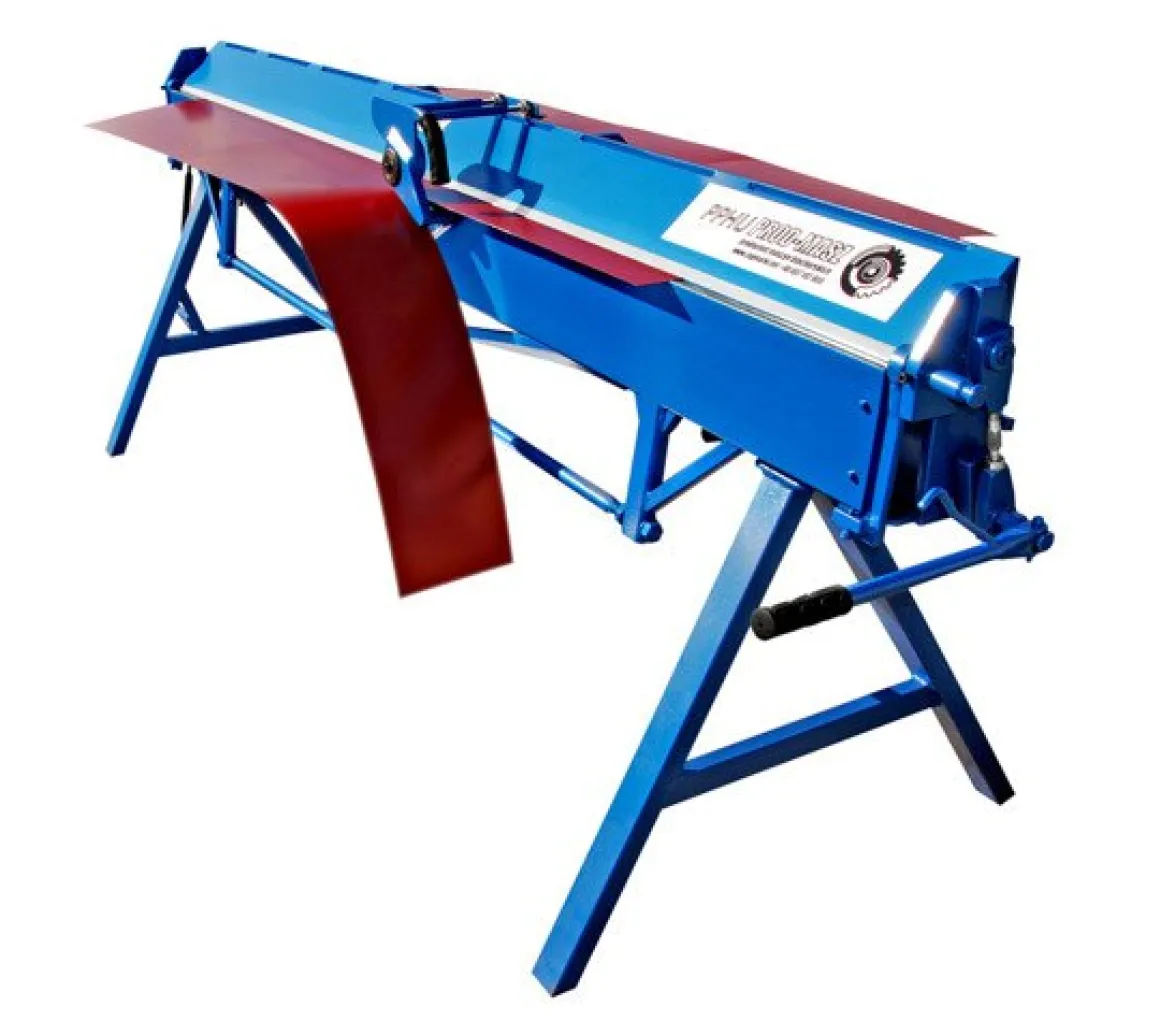 ZAGINARKA GIĘTARKA KRAWĘDZIARKA DEKARSKA DO BLACHY Z CIĘCIEM Prod-Masz ZGR-2500 /1mm EWIMAX