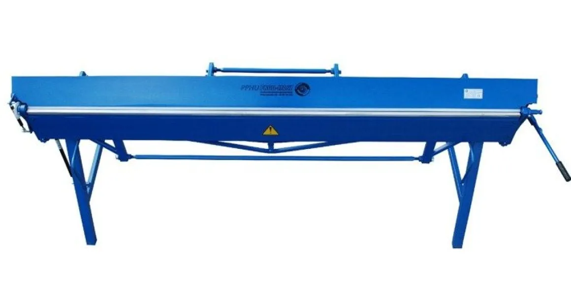 ZAGINARKA GIĘTARKA KRAWĘDZIARKA DEKARSKA DO BLACHY Z CIĘCIEM Prod-Masz ZGR-2500 /1mm EWIMAX